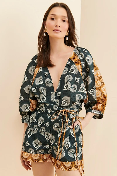 Agua Bendita Linnea Printed Romper
