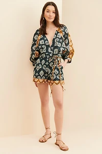 Agua Bendita Linnea Printed Romper
