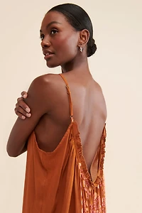 Printed Low-Back Jumpsuit