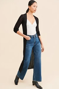 4SI3NNA Pointelle Long Cardigan