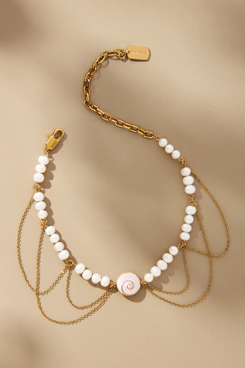 The Shell Dealer Sainte-Gigi Freshwater Pearl Necklace