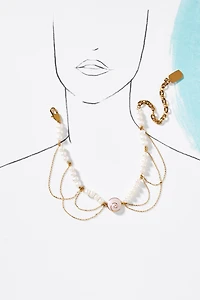 The Shell Dealer Sainte-Gigi Freshwater Pearl Necklace