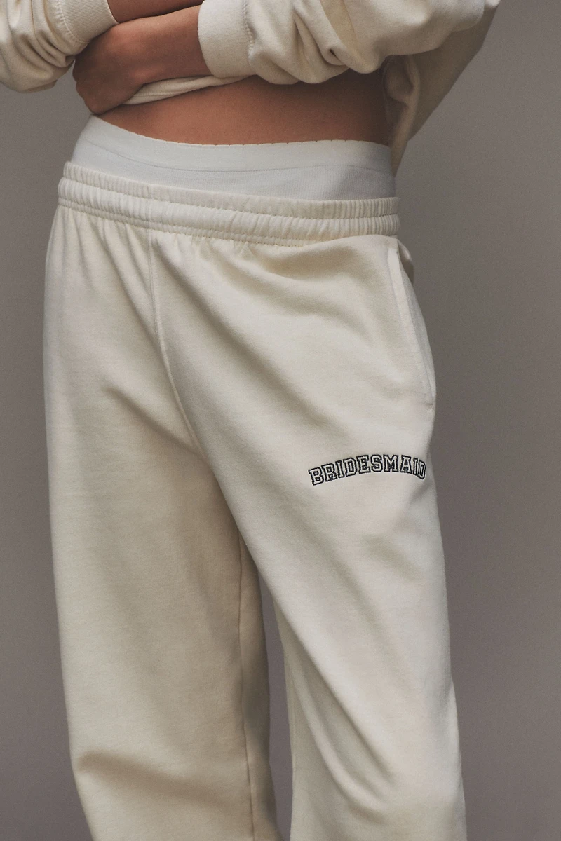 By Anthropologie Weddings Bridesmaid Jogger Sweatpants