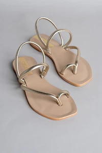 Kaanaz Aztec Strappy Sandals