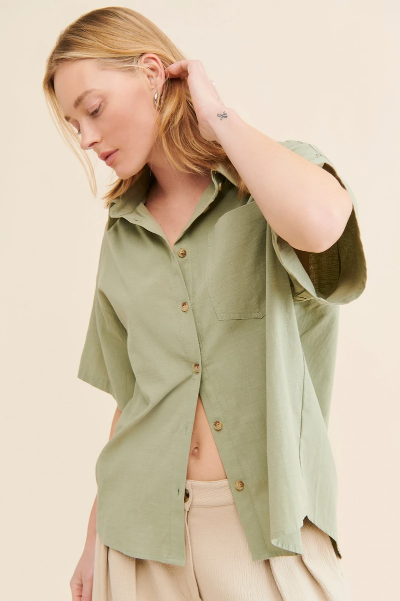 FRENCHMAUVE Lilian Oversized Shirt