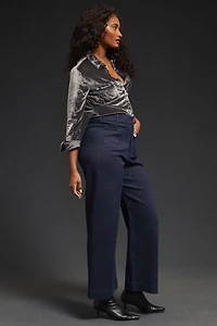 Pilcro The Skipper Sparkle Wide-Leg Jeans