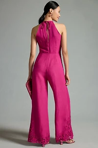 Cutwork Linen Jumpsuit