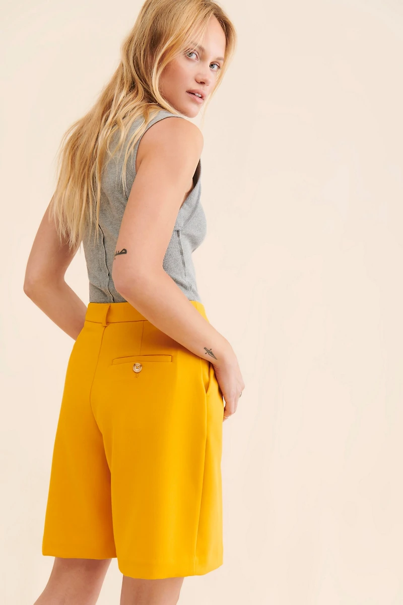 Maeve Avery Pleated Shorts