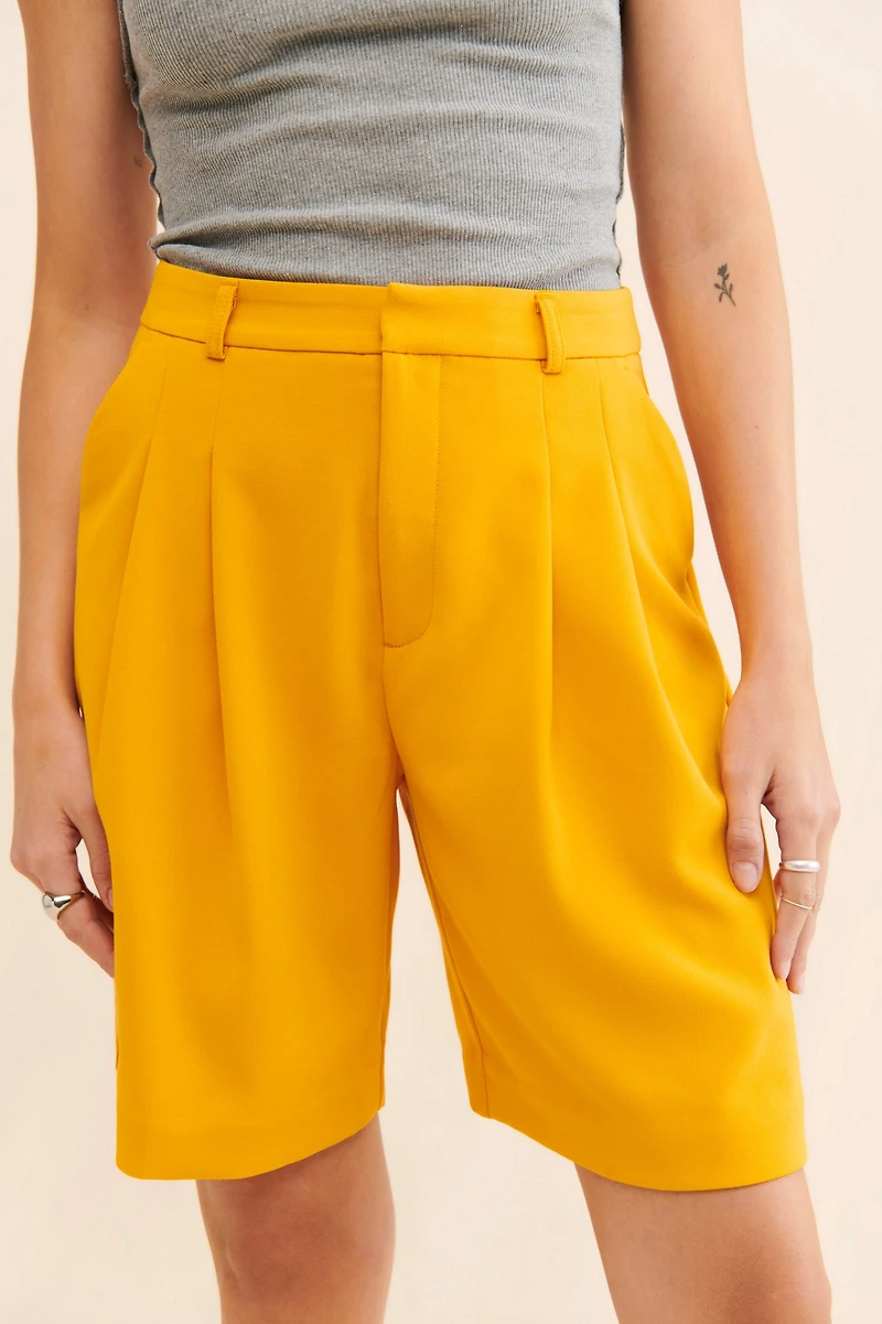 Maeve Avery Pleated Shorts