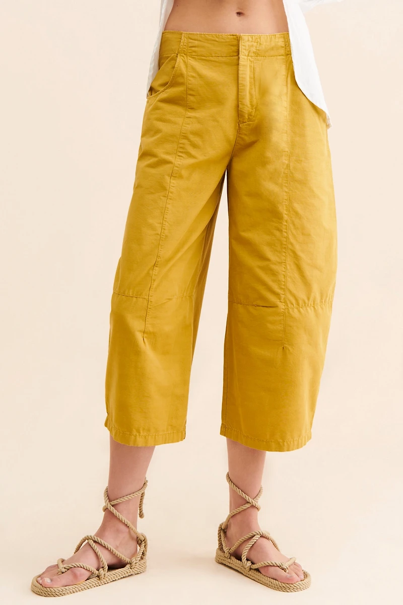 Pilcro Porto Wide-Leg Crop Pants