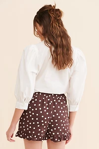 CAARA Luau Polka Dot Shorts