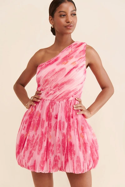 Hutch One-Shoulder Floral Romper