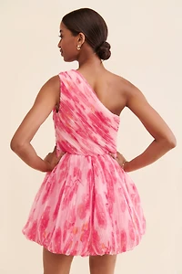 Hutch One-Shoulder Floral Romper