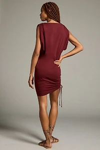 Daily Practice by Anthropologie Ruched Sleeveless Dress