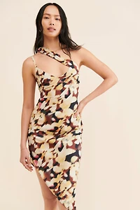 Let Me Be Sally High Low One-Shoulder Dress