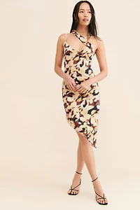 Let Me Be Sally High Low One-Shoulder Dress