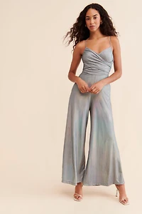 Let Me Be Nora Flare Leg Jumpsuit