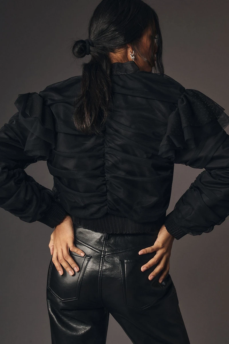 Tulle Ruched Jacket