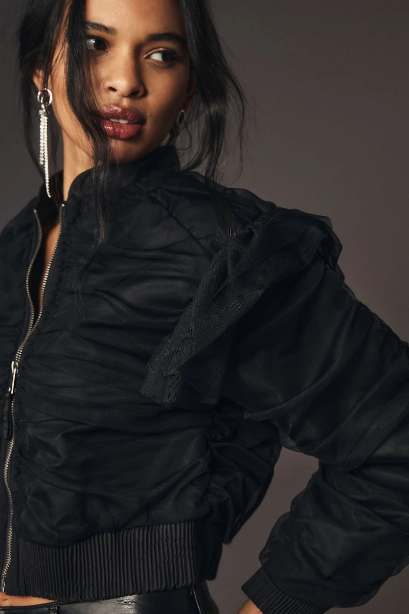 Tulle Ruched Jacket