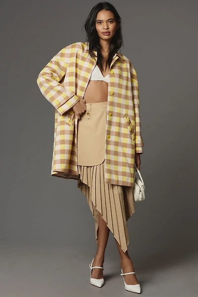 Maeve Gingham Swing Jacket