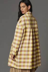 Maeve Gingham Swing Jacket
