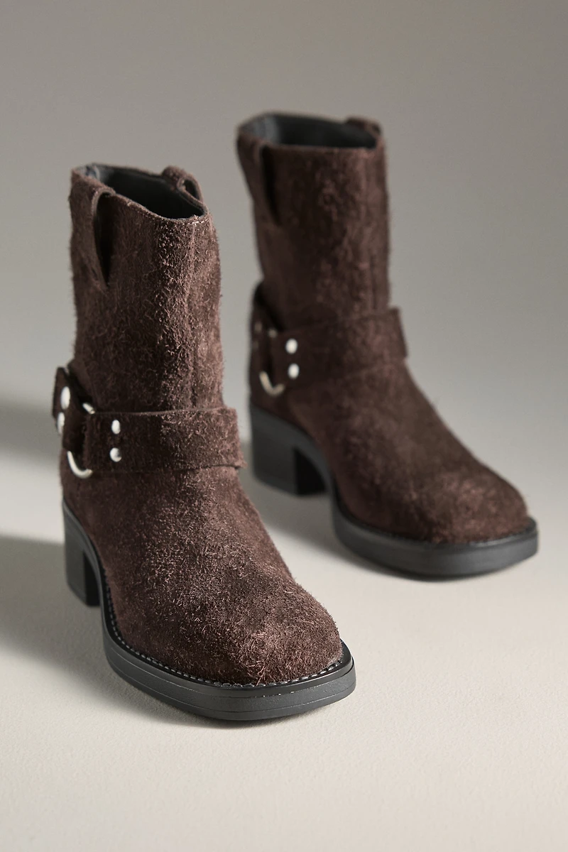 By Anthropologie Short Moto Boots