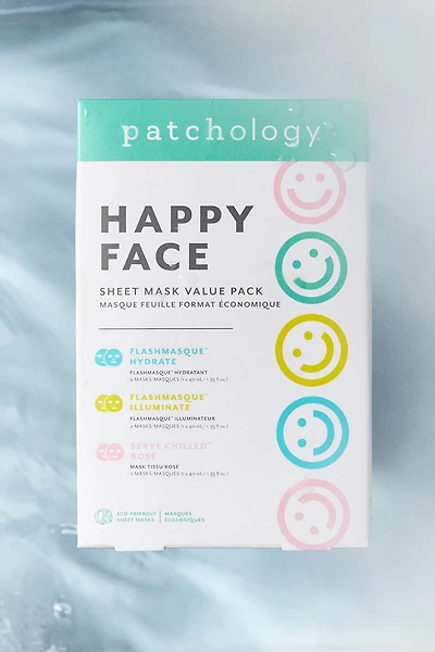 Patchology Happy Face Sheet Mask Bundle