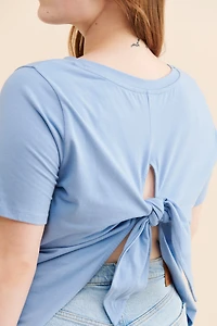 Eloquii Tie Back Tee