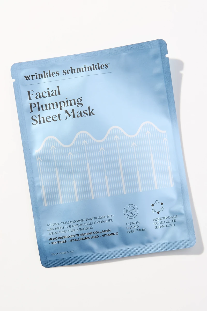 Wrinkles Schminkles Facial Plumping Sheet Mask