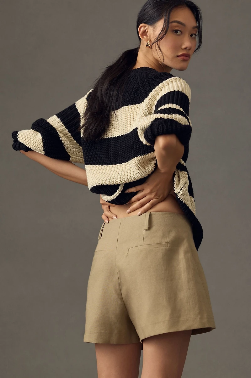 Clean Utility Linen Skort
