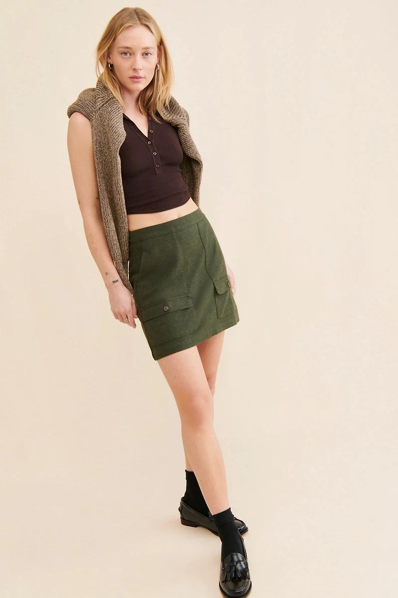 Madewell Cargo Mini Skirt