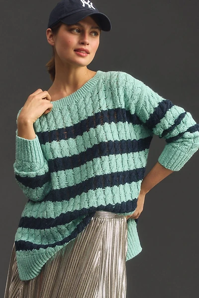 Pilcro Longline Stitch Sweater