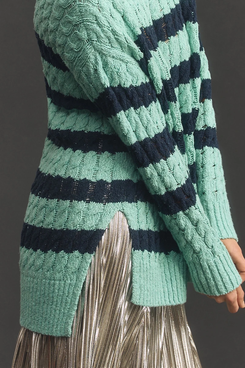 Pilcro Longline Stitch Sweater