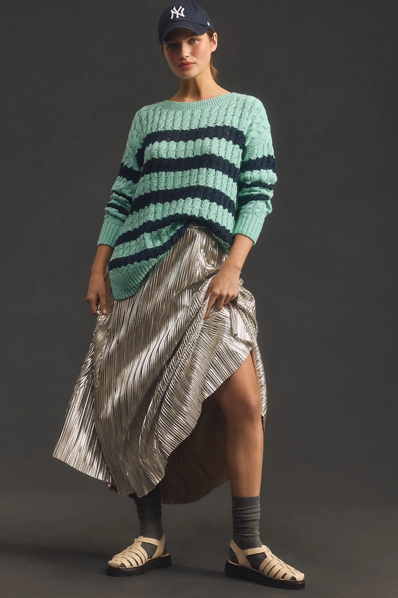 Pilcro Longline Stitch Sweater