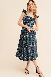 For Love & Lemons Florentina Midi Dress