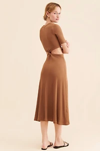 Citizens of Humanity Twist Knit Midi Dress
