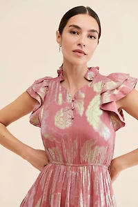 Ollari Orchid Midi Dress