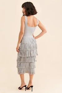 Endless Rose Edgar Fringe Knit Dress
