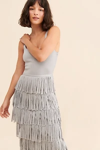 Endless Rose Edgar Fringe Knit Dress