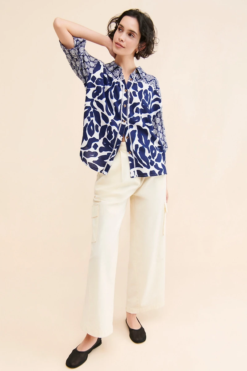 Roll Sleeve Buttondown