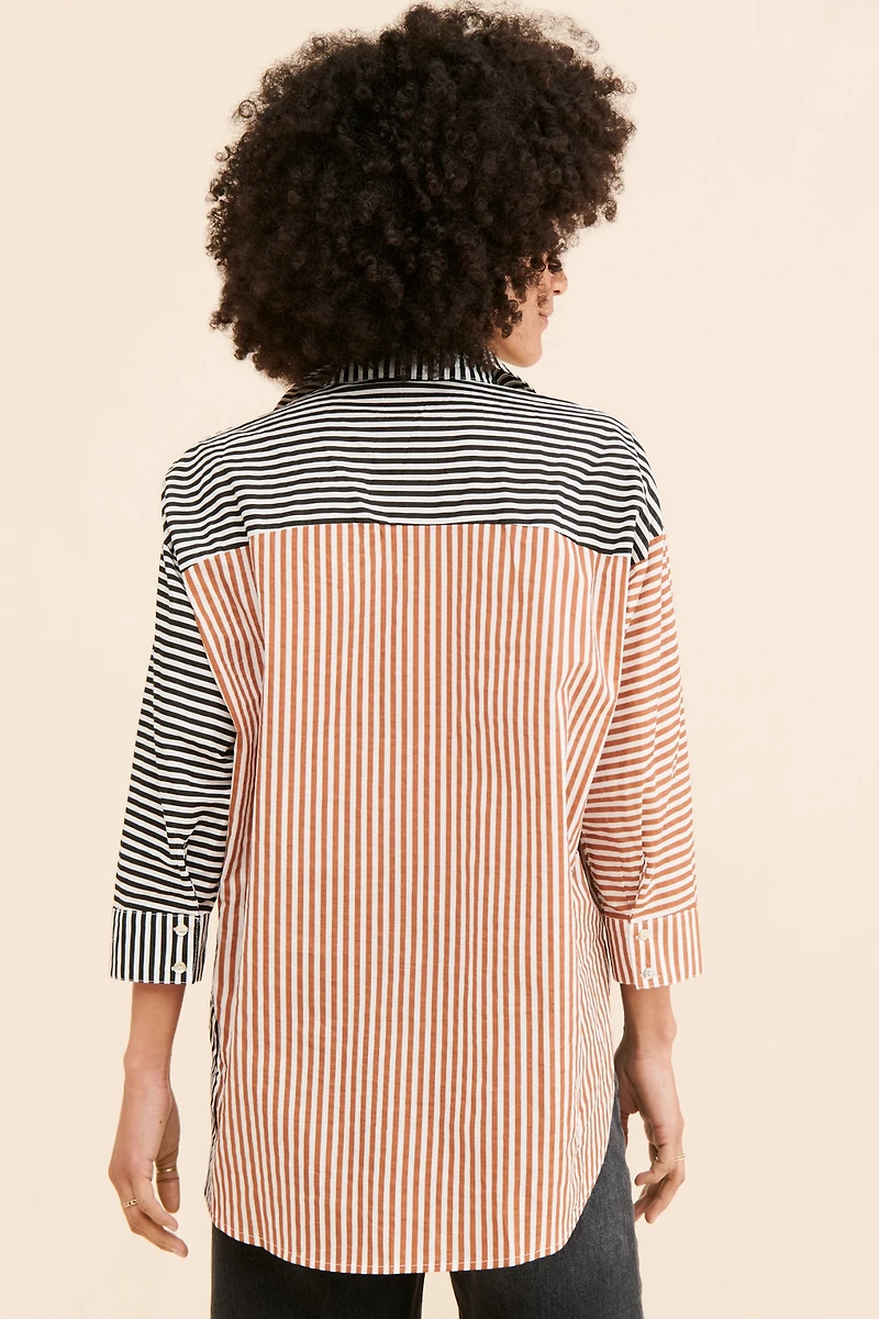 Little Lies Contrast Stripe Shirt