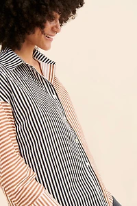 Little Lies Contrast Stripe Shirt