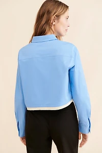 Kourt Cropped Buttondown