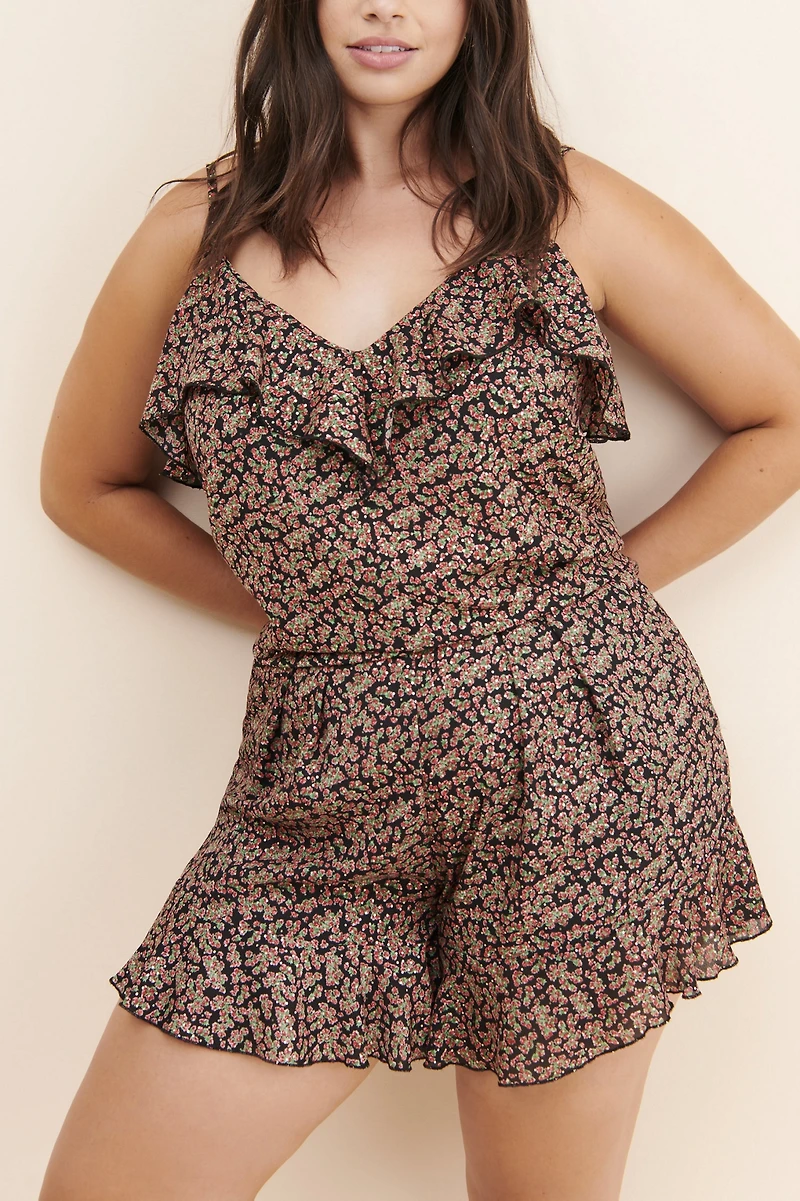 Sabina Musayev Skip Floral Shorts