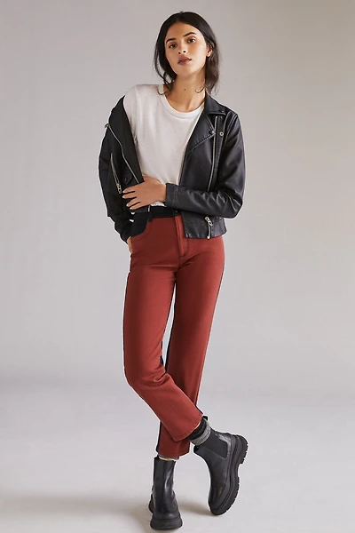 Maeve Colorblocked Straight Jeans