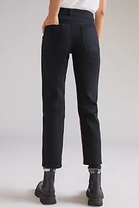 Maeve Colorblocked Straight Jeans
