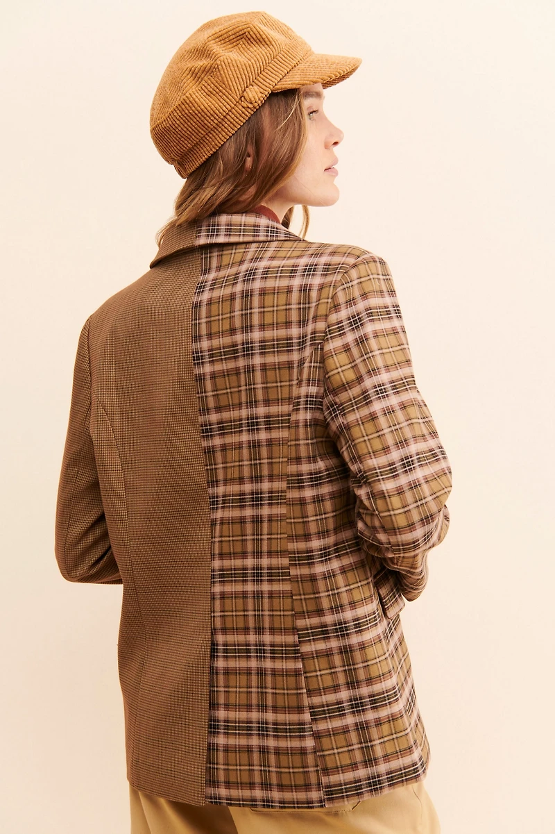 Mare Mare Mixed Print Blazer