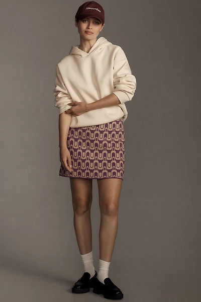 Maeve Mod Sweater Mini Skirt