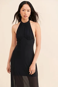 Let Me Be Knit Halter Maxi Dress