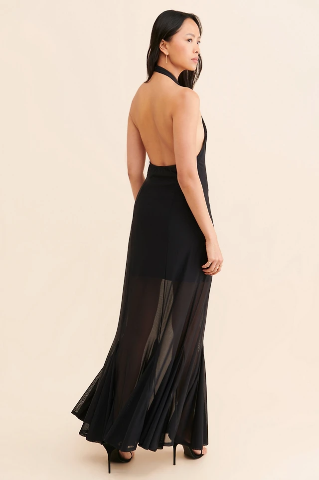 let me be short-sleeve ruffle maxi dress Let Me Be Short-Sleeve Ruffle Maxi Dress